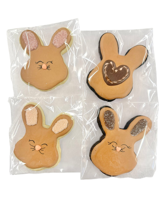Bunny Face Sugar Cookies